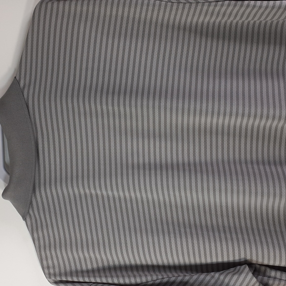 PGA Tour Air Flux Men's Polo Shirt XL  Gray Stripe Style PR4755 - Picture 5 of 12